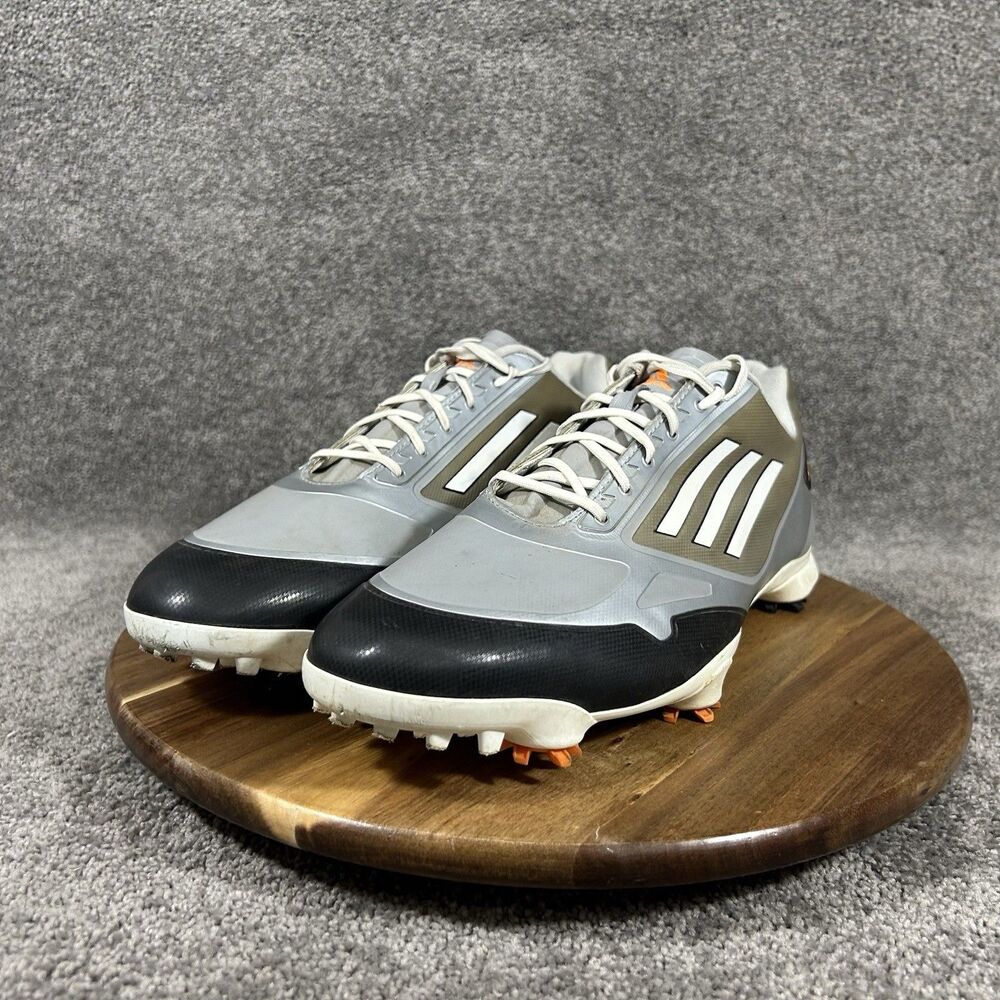 Adidas Adizero One Q46802 Men's Size 12 Gray Spiked Golf Shoes Used - Picture 5 of 12